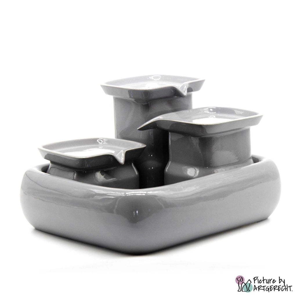 Ceramic Cat Water Fountain S422389