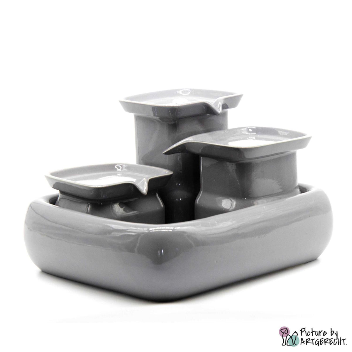 Ceramic Cat Water Fountain S422389