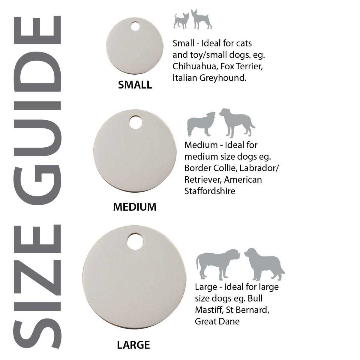 Circle Pet ID Dog Tag J7119