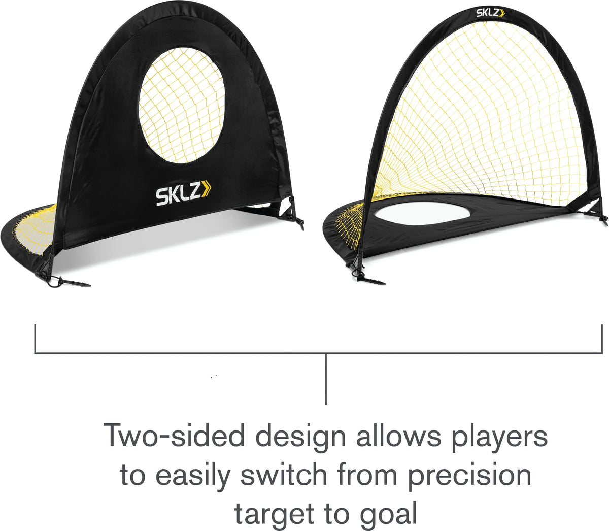 Two-Sided Pop-up Soccer Goal and Practice Target 6'x4' G961