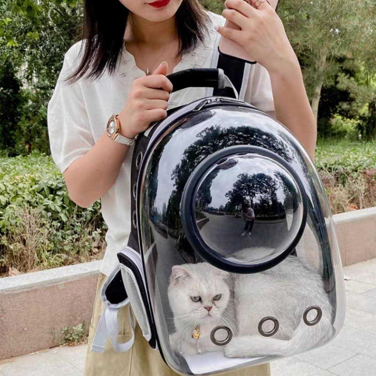 Grey Pet Travel Carrier J6741