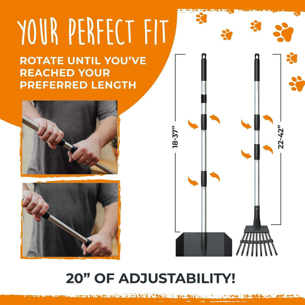 Dog Pooper Scooper and Rake Set S1583