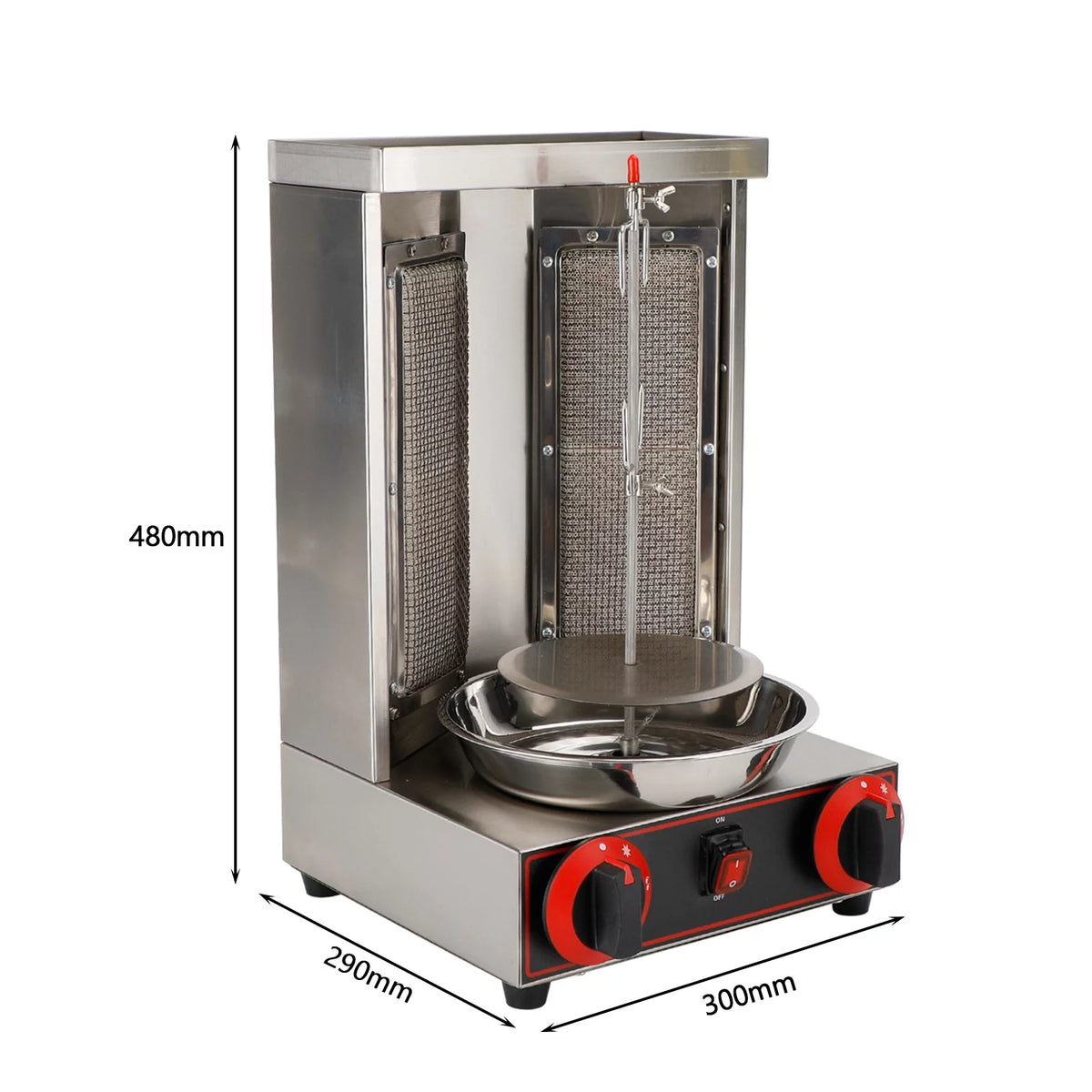 Propane 2 Burner Vertical Shawarma Grill X729011