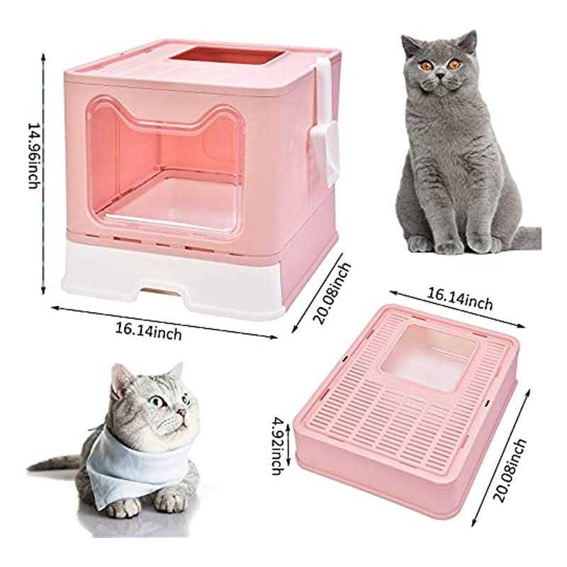 Enclosed Cat Litter Box with Lid V4594