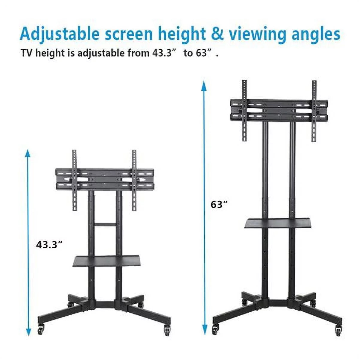 Black TV Stand Cart S65367