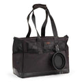 Black Canvas Dog Carrier Tote Z9830