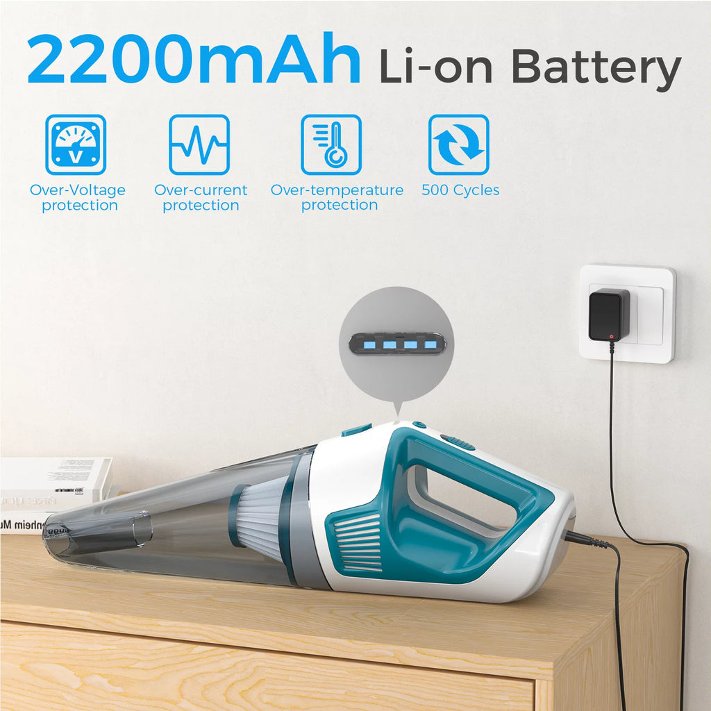 Handheld Cordless Vacuum with 8.5Kpa Cyclonic Suction D31816