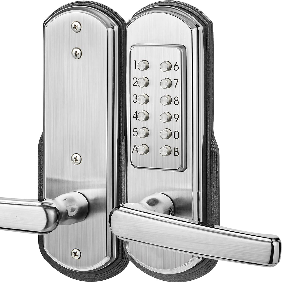 Keypad Door Lock with Handle Stainless Steel F23330