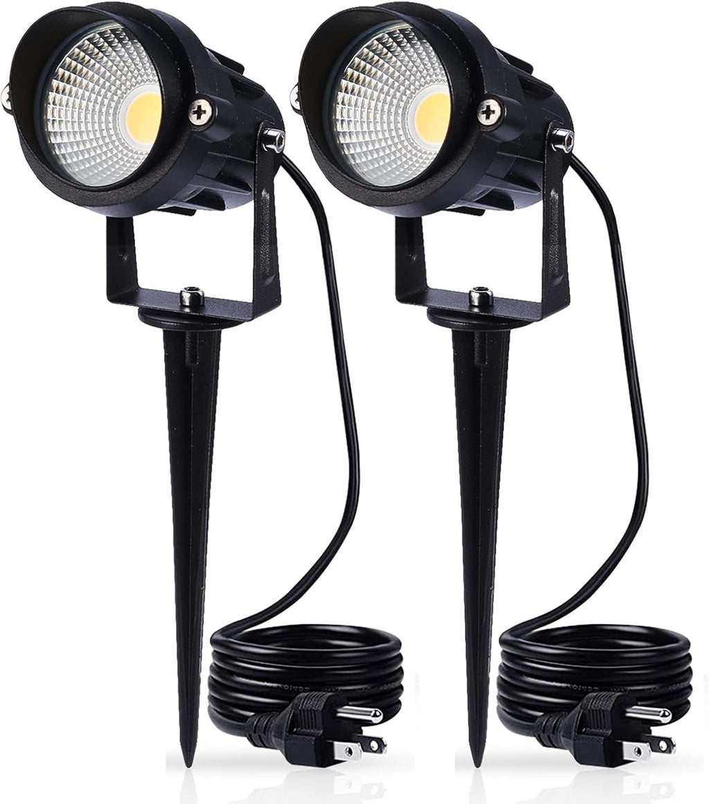 Warm White Waterproof LED Landscape Spot Lights 6 Pack B70289