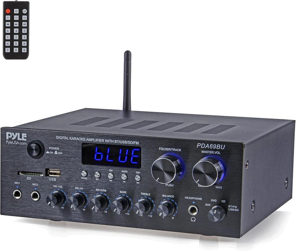 Bluetooth Home Audio Amplifier Receiver Stereo 300W Dual Channel I613532