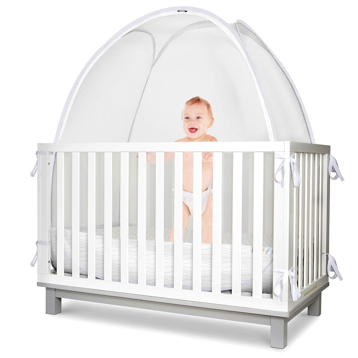 Baby Safety Crib Tent with See Through Mesh T21008