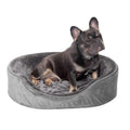 Plush Velvet Oval Dog Bed M3656
