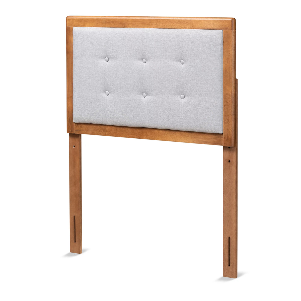 Light Grey Walnut Twin Headboard E595