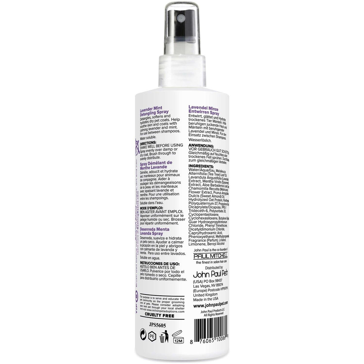 Lavender Mint Detangling Spray G597