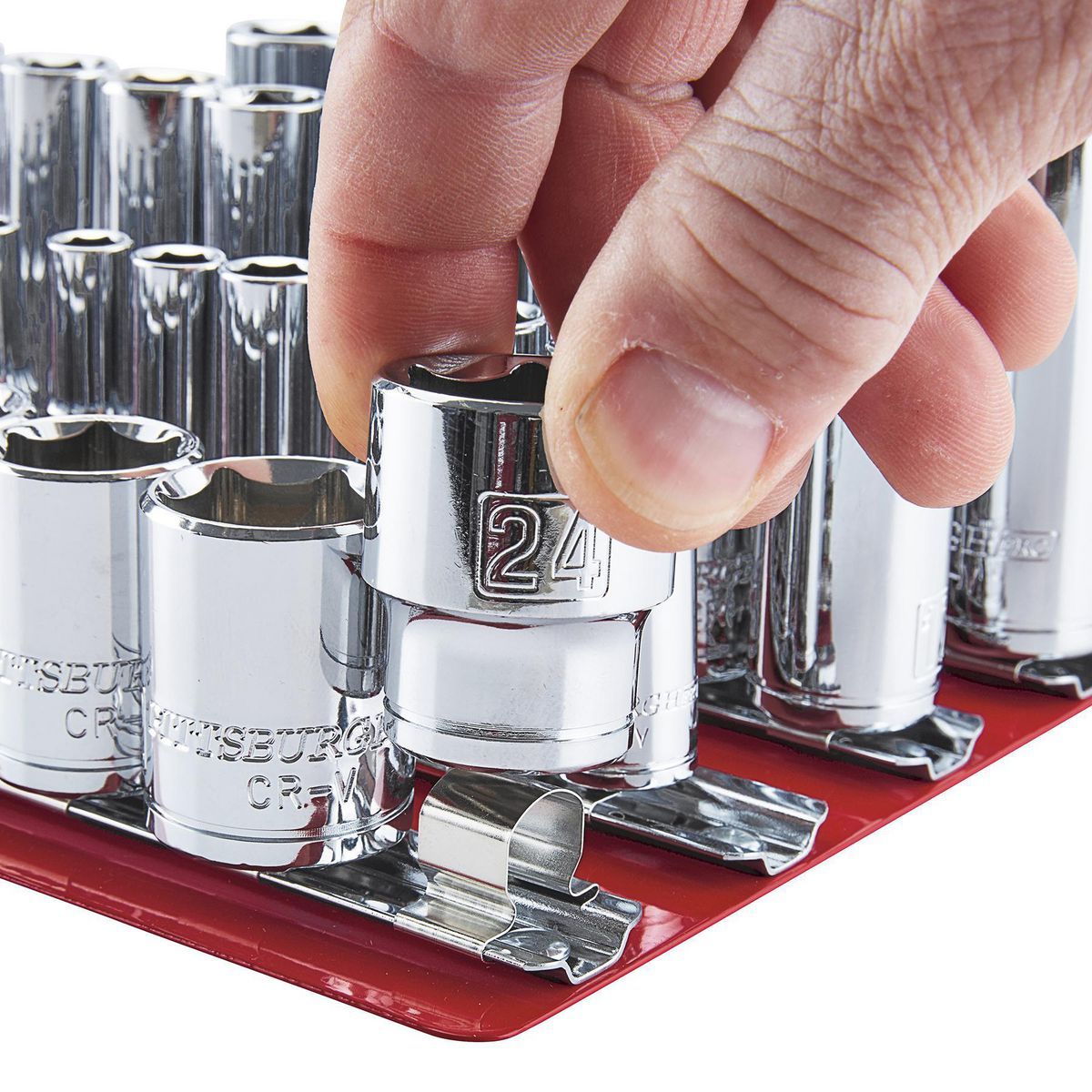 1/4 in., 3/8 in., and 1/2 in. Socket Tray - SAE P4477