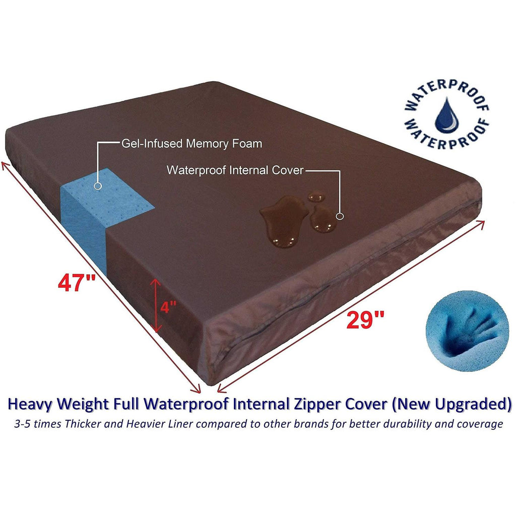 Orthopedic Gel Memory Foam Dog Bed Large Q2442