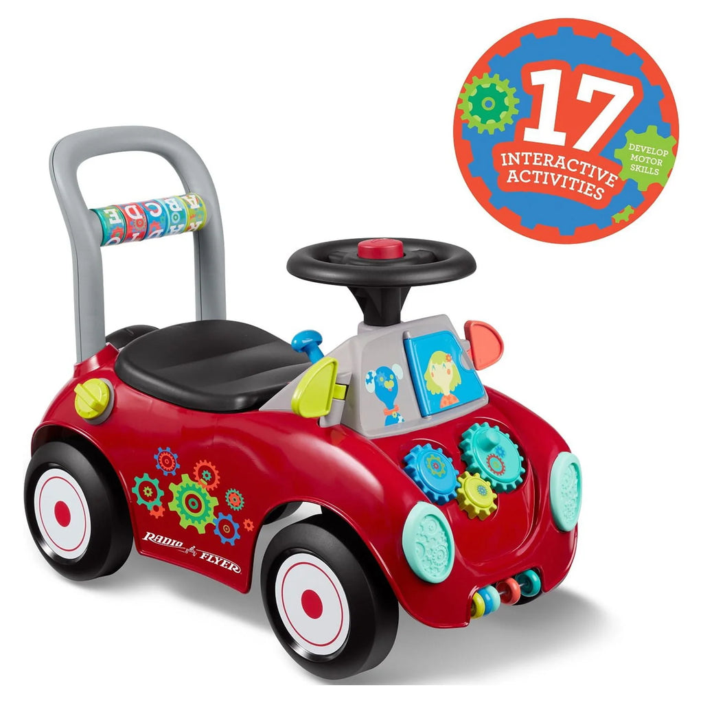 Pink Ride-on and Child Push Walker D219