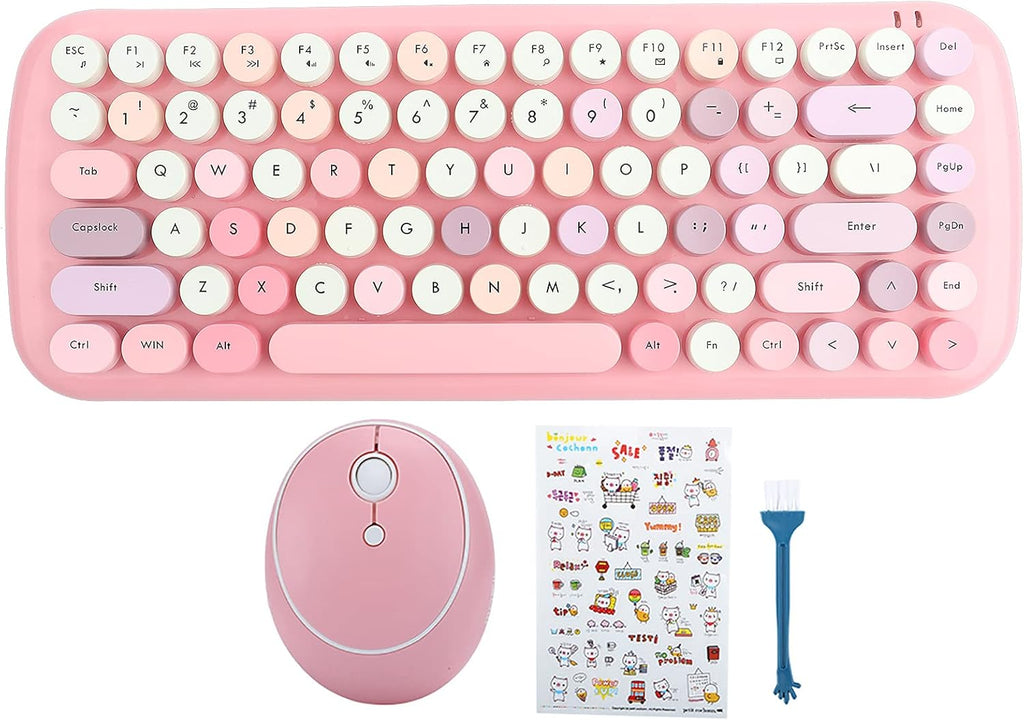 Wireless Keyboard Mouse Set 84 Key 1600DPI O468