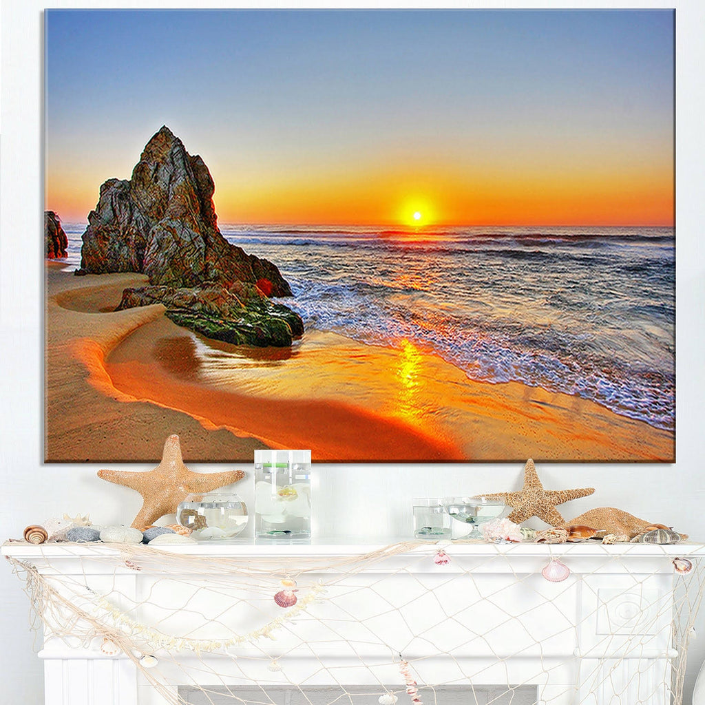 Contemporary Seascape Art Canvas 40 in. Wide x 20 in. High H77541