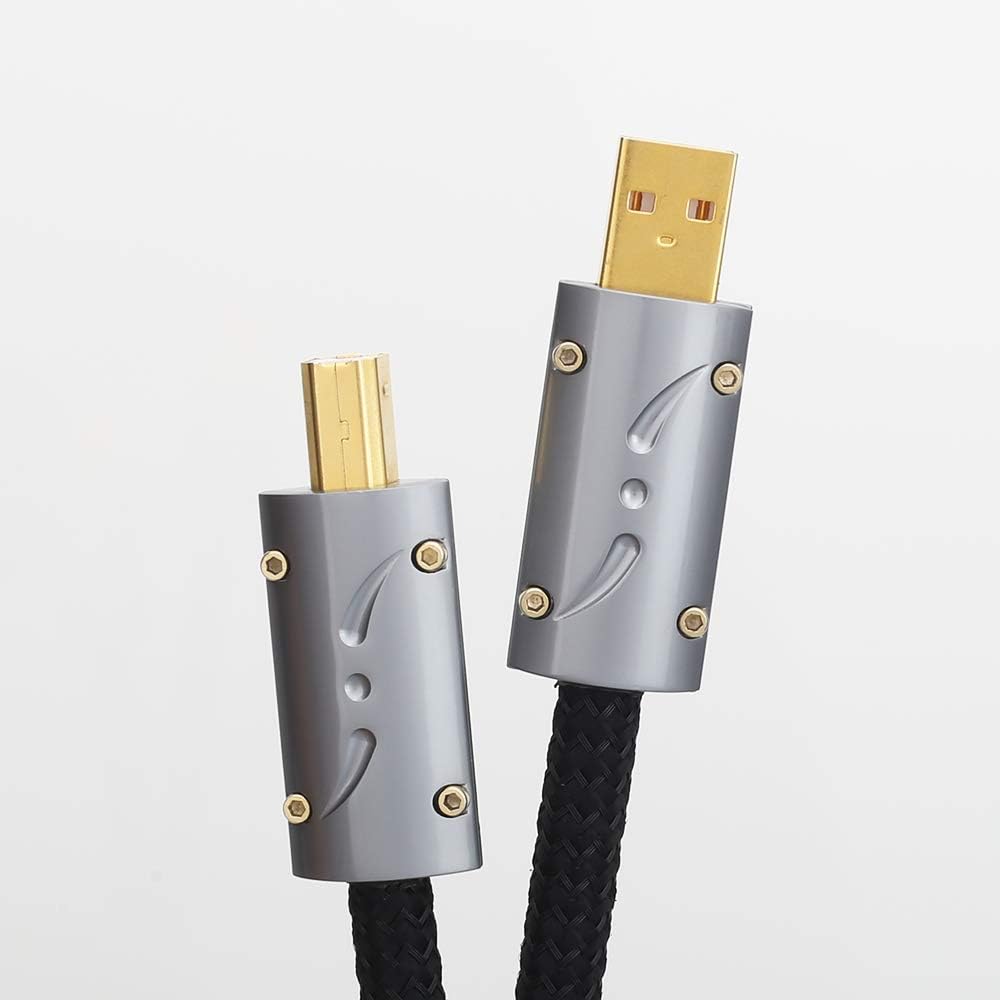 Silver Plated OFC USB Audio Cable 3.3FT/1M J57346