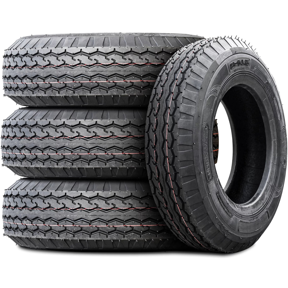 Set of 4 Heavy Duty Trailer Tires D24289