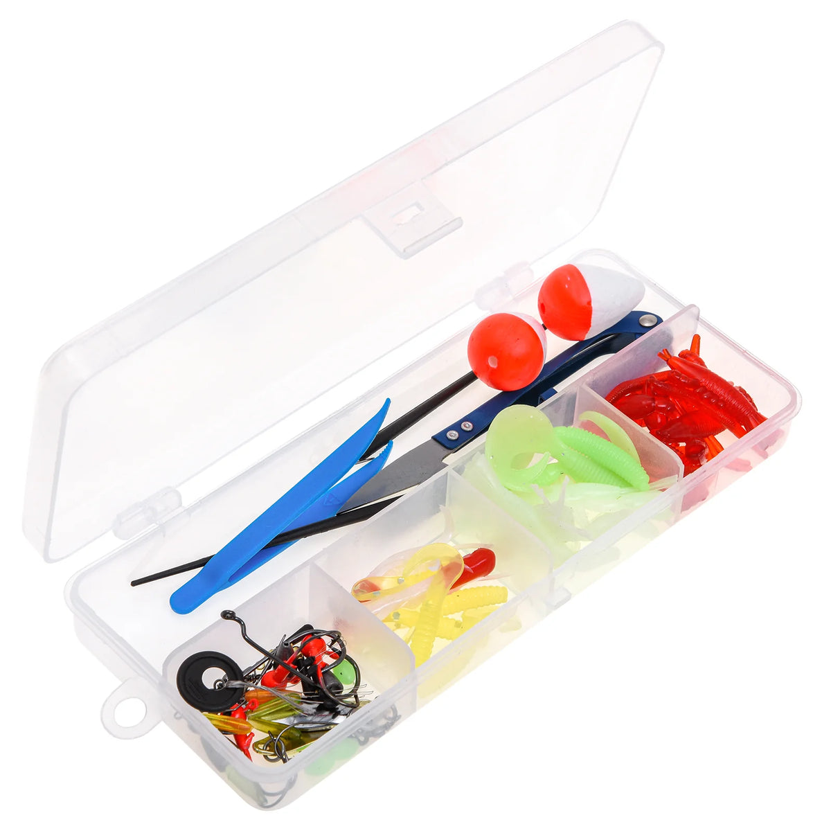 Ice Fishing Rod Reel Combo Kit with Carry Bag D351