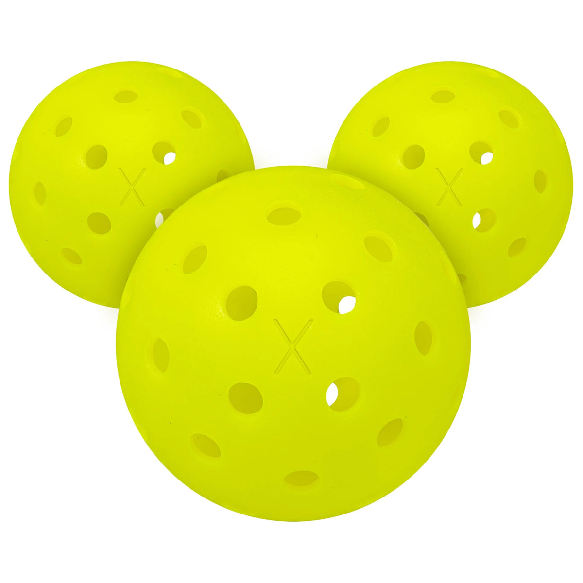 Optic Yellow Outdoor Pickleballs 3 Pack G312288