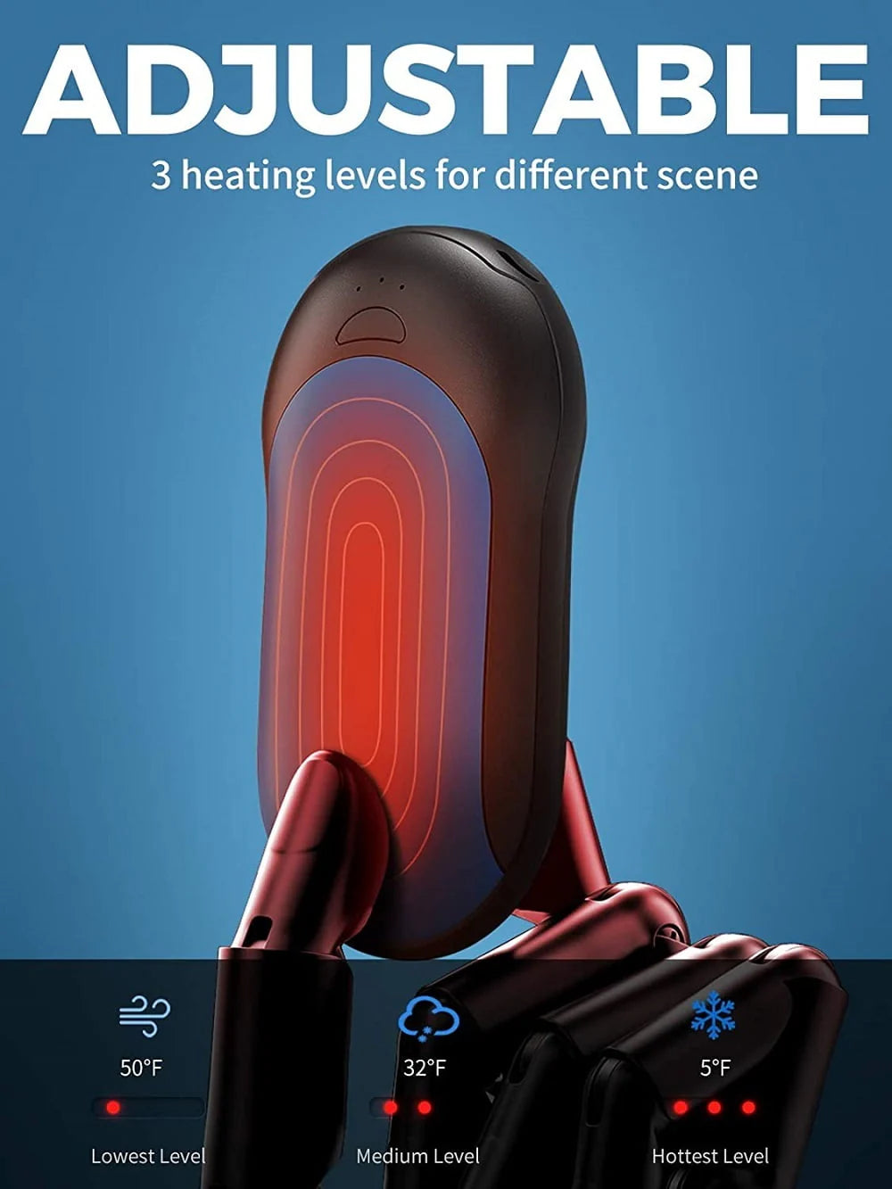 10000mAH Electric Rechargeable Hand Warmer O3095