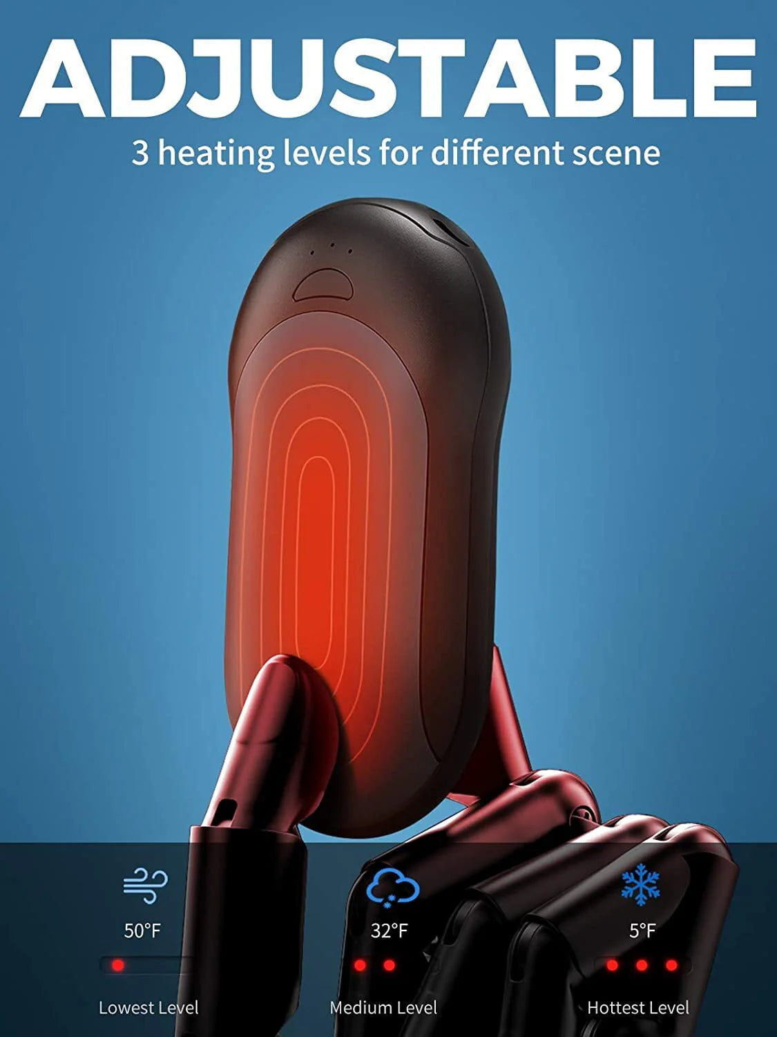 10000mAH Electric Rechargeable Hand Warmer O3095
