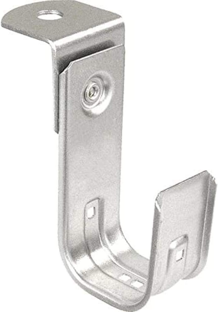 1-5/16 Inch Zinc Plated Steel Support J-Hook, 50 Pack O2504