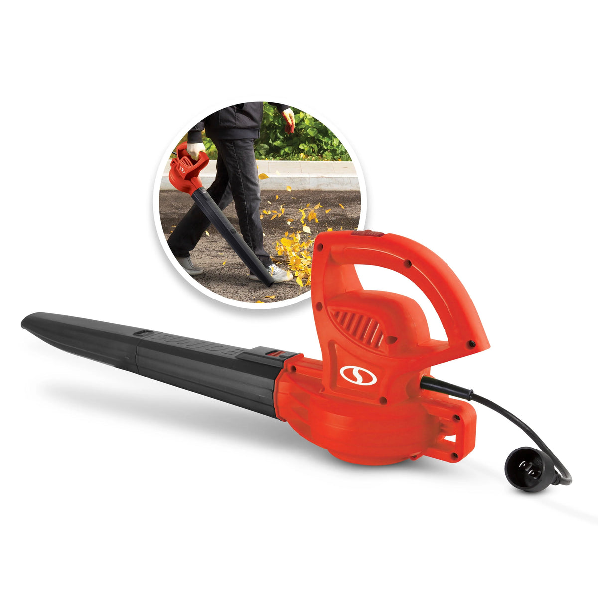 Electric Leaf Blower, 6-Amp, 155-mph, 260-CFM W154877