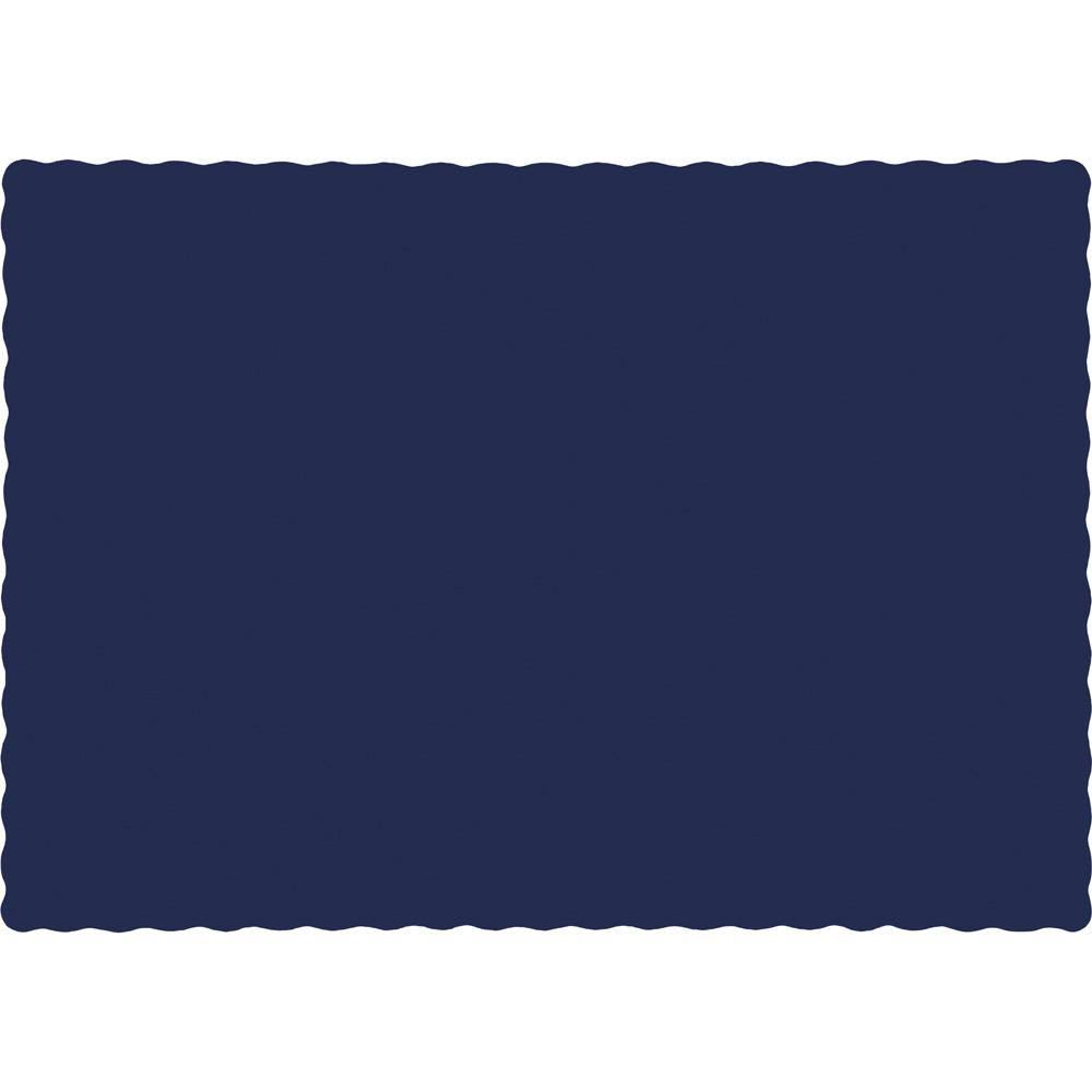 Navy Blue Paper Placemats 600 P82977