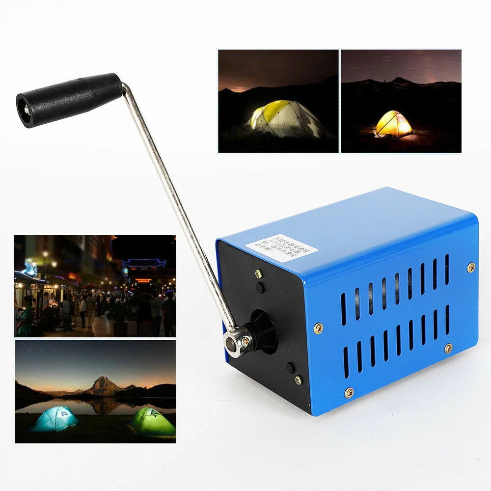 Manual Hand Crank Generator 20W USB Charger A57073