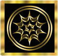 Black and Gold 6 Canvas Art 22X22 B314