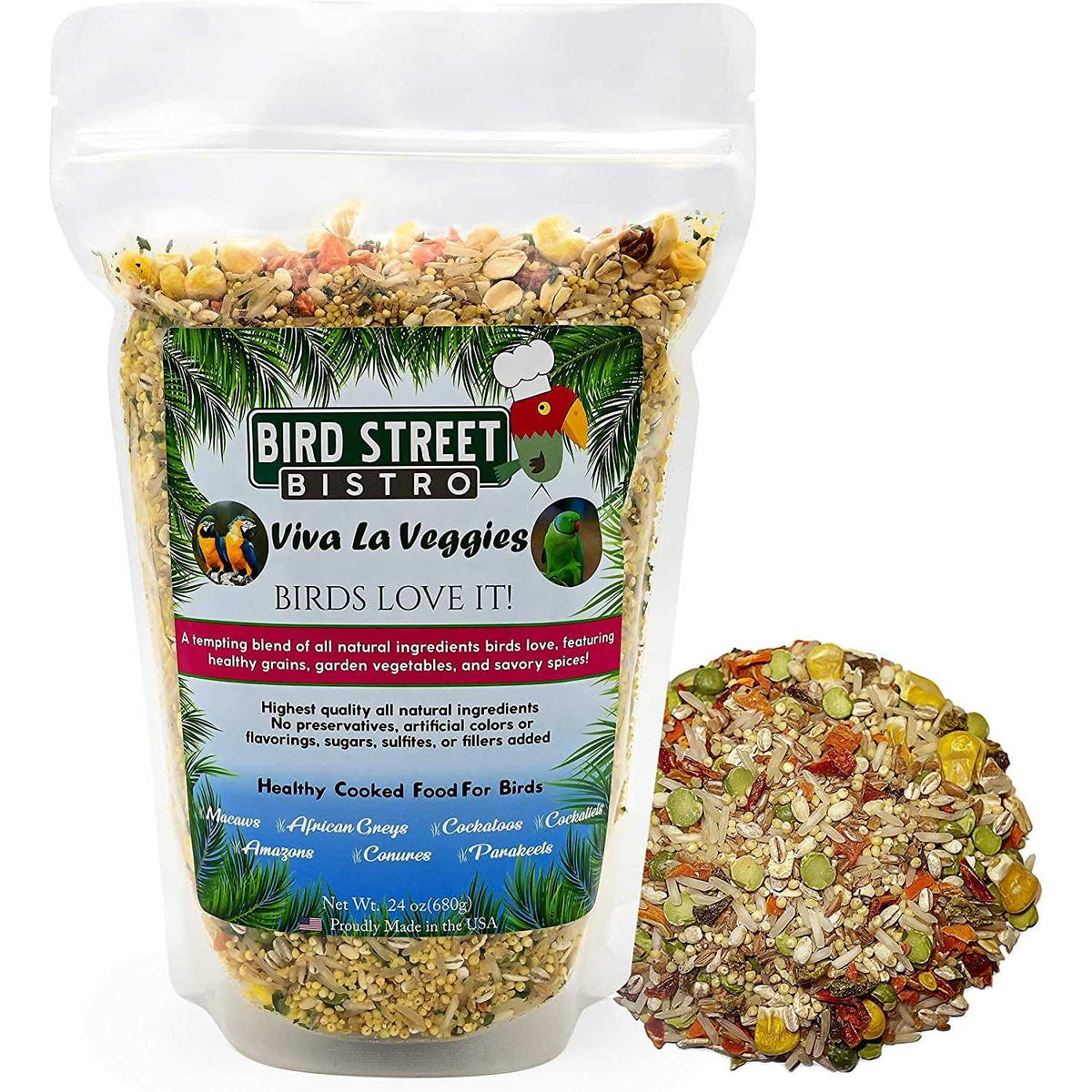 Parrot Food Parakeet Food Cockatiel Food J5705
