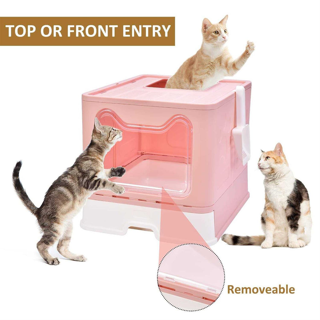 Enclosed Cat Litter Box with Lid V4594