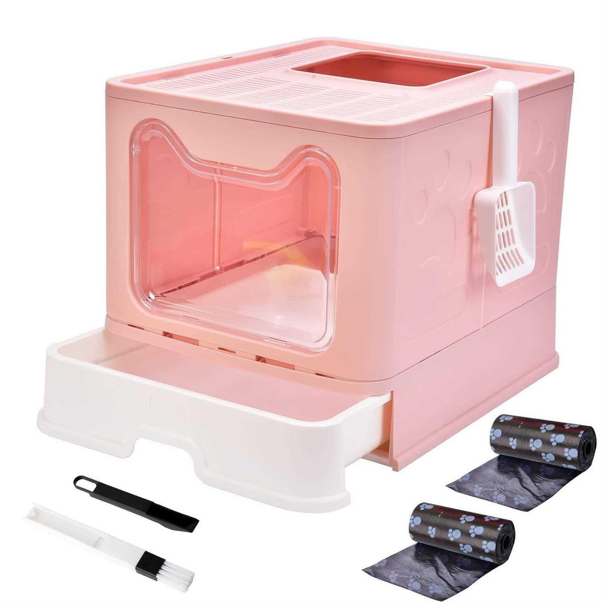 Enclosed Cat Litter Box with Lid V4594