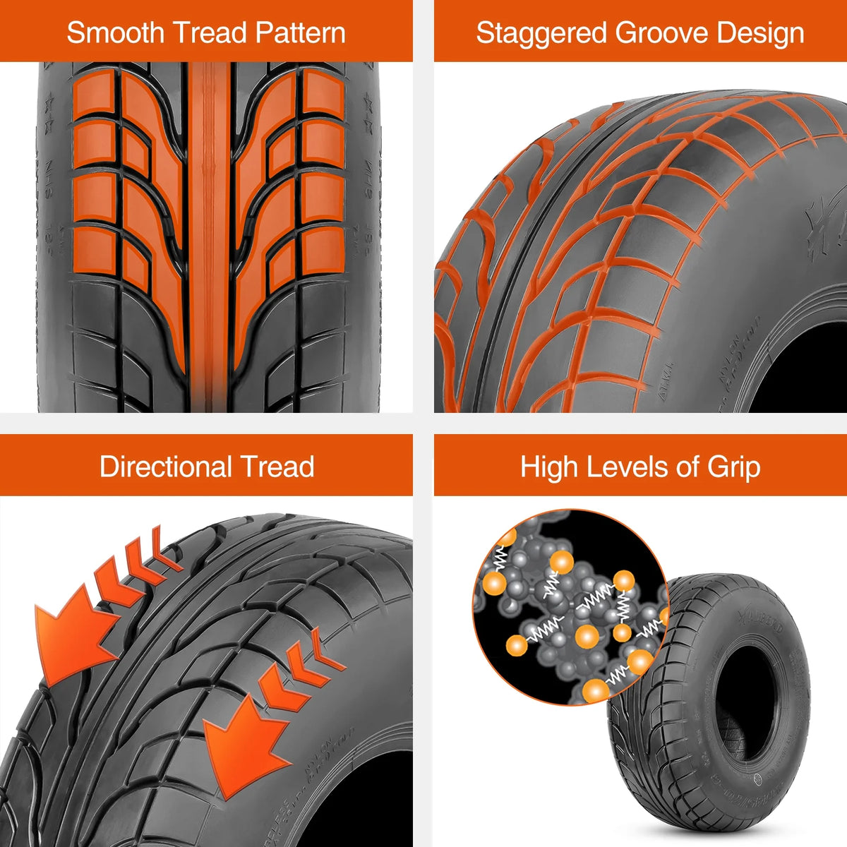 145/70-6 Go Kart ATV Tires Set 2 G576299