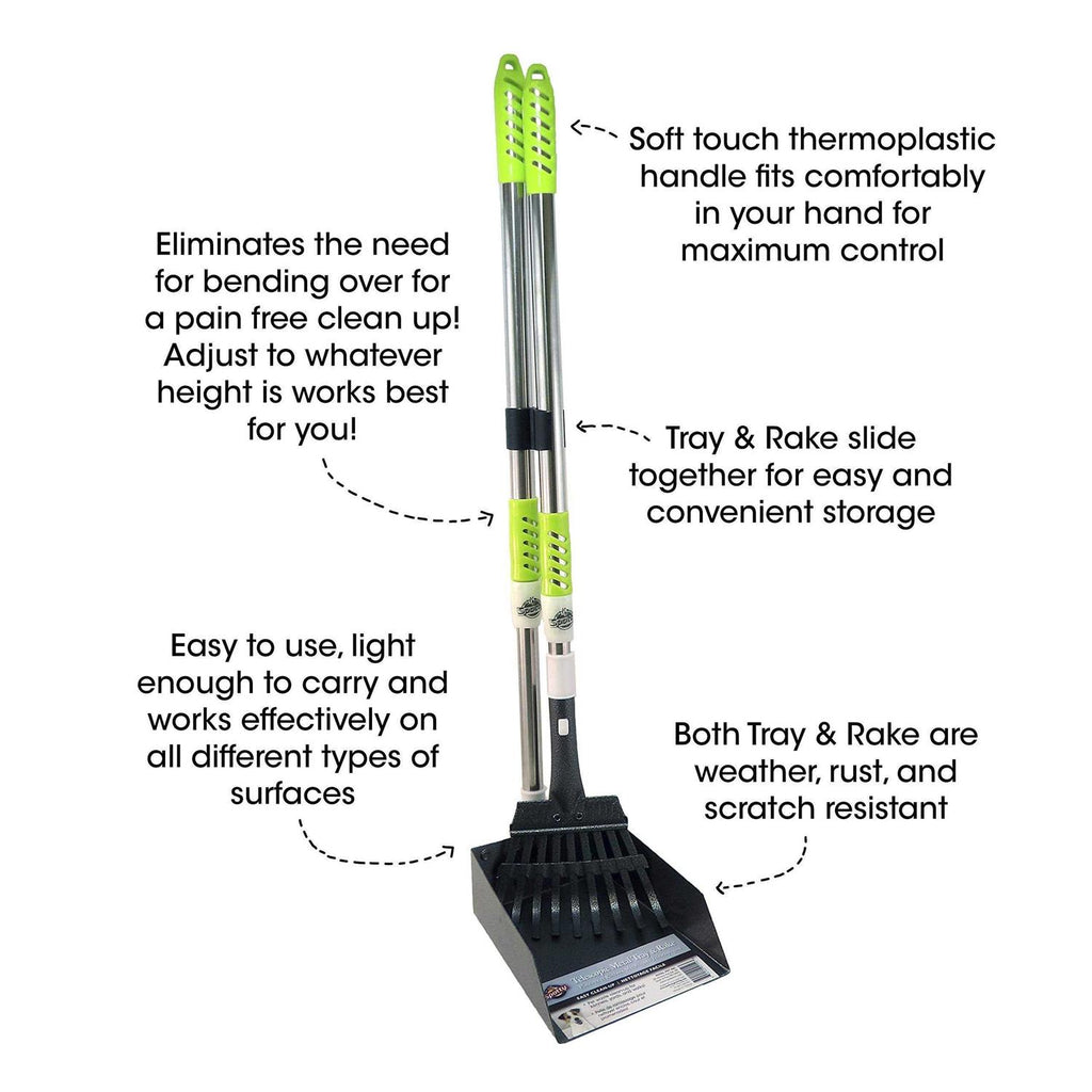 Telescoping Metal Tray & Rake F872231
