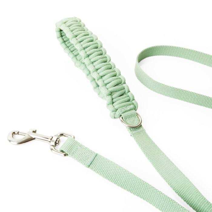 Green Macrame Dog Leash S93112