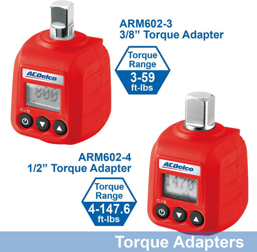 1/2” Heavy Duty Digital Torque Adapter with Buzzer and LED Flash V441565