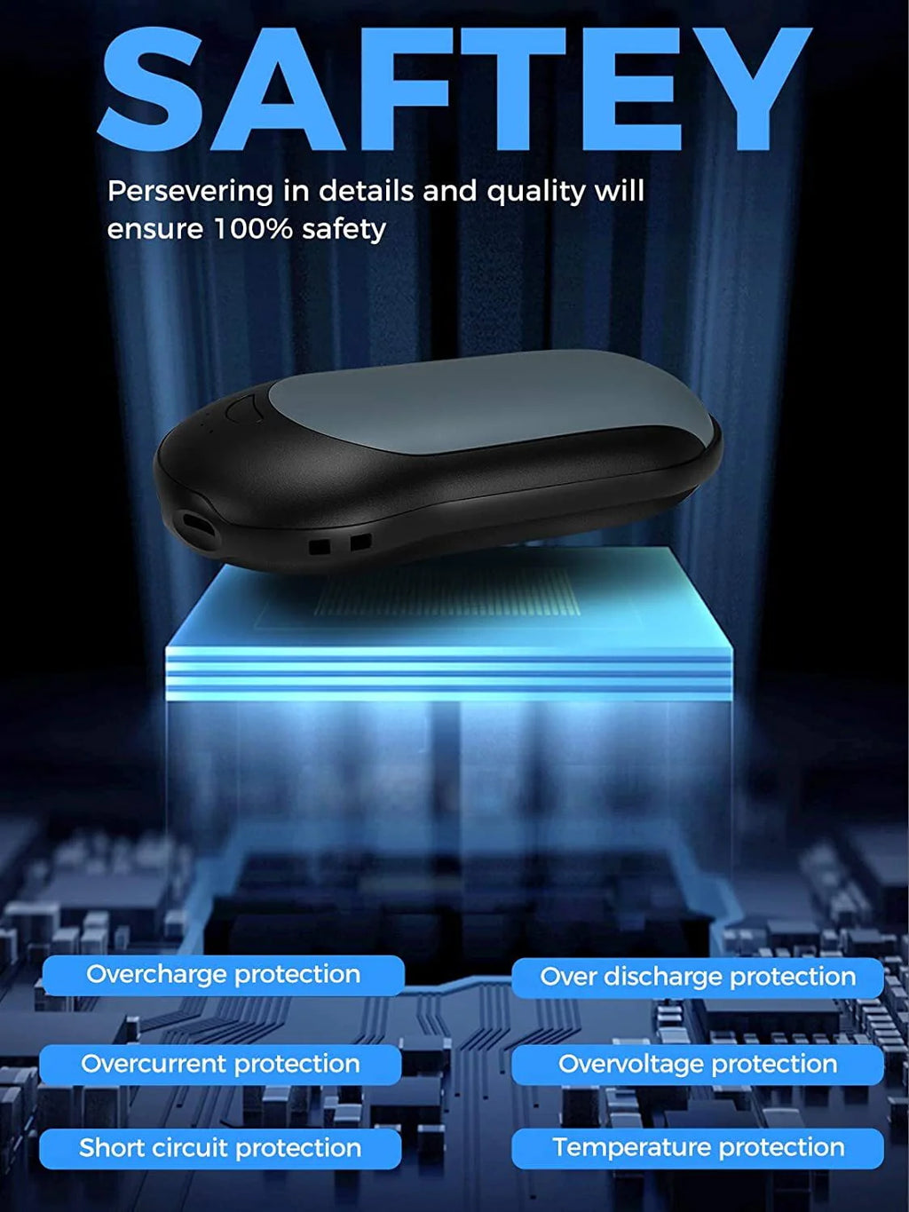 10000mAH Electric Rechargeable Hand Warmer O3095