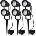 Warm White Waterproof LED Landscape Spot Lights 6 Pack B70289