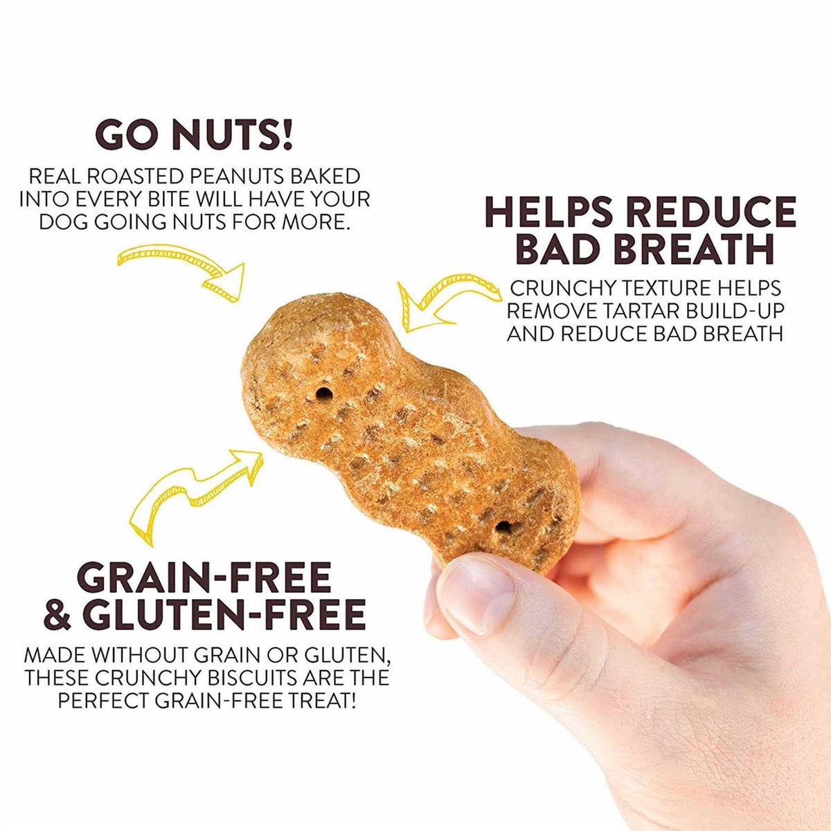 Peanutty Bites Dog Treats E70330