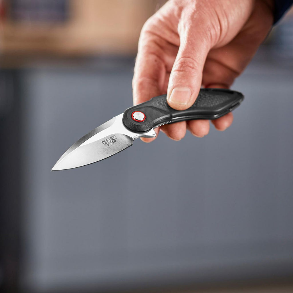 Drop Point Knife with Ceramic Bearings C5136