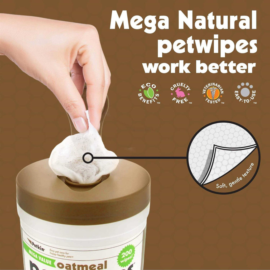 Oatmeal Pet Wipes 200 Count A8132