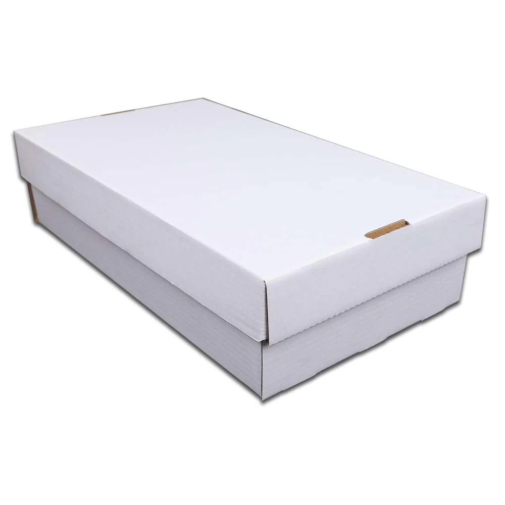 Corrugated Cardboard Card Storage Box 3000 Count White Divider R806768