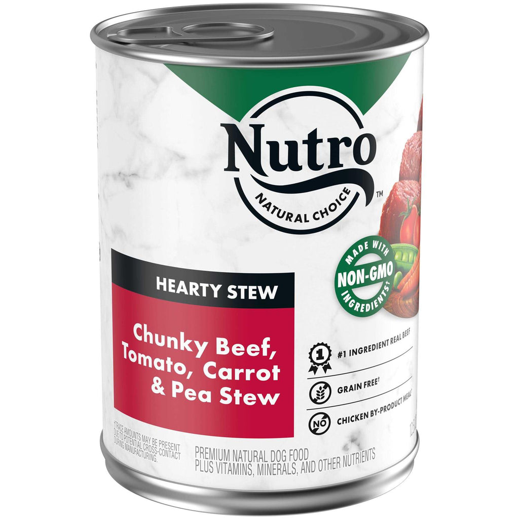 Adult Natural Wet Dog Food Chunky Beef in Gravy N42646
