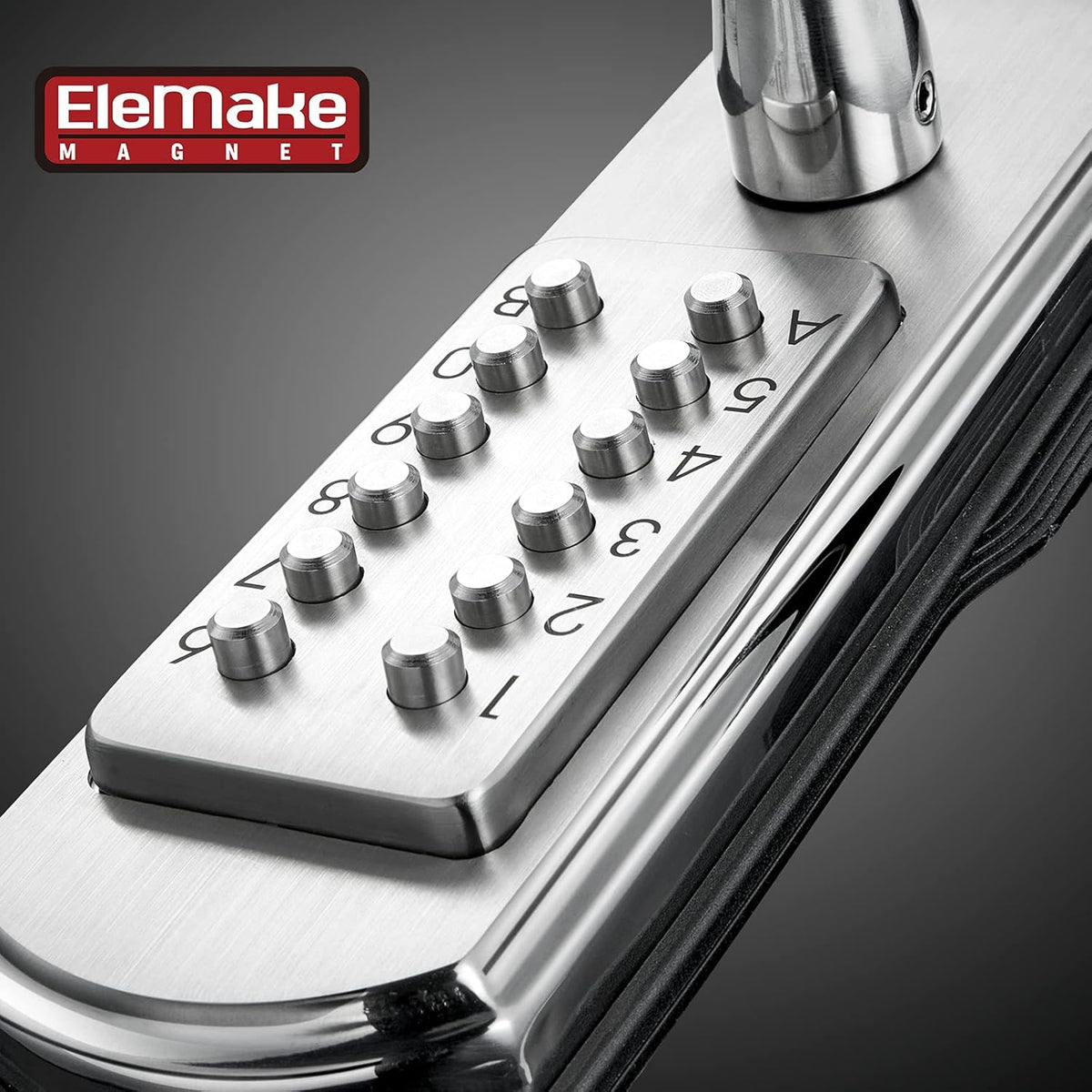Keypad Door Lock with Handle Stainless Steel F23330