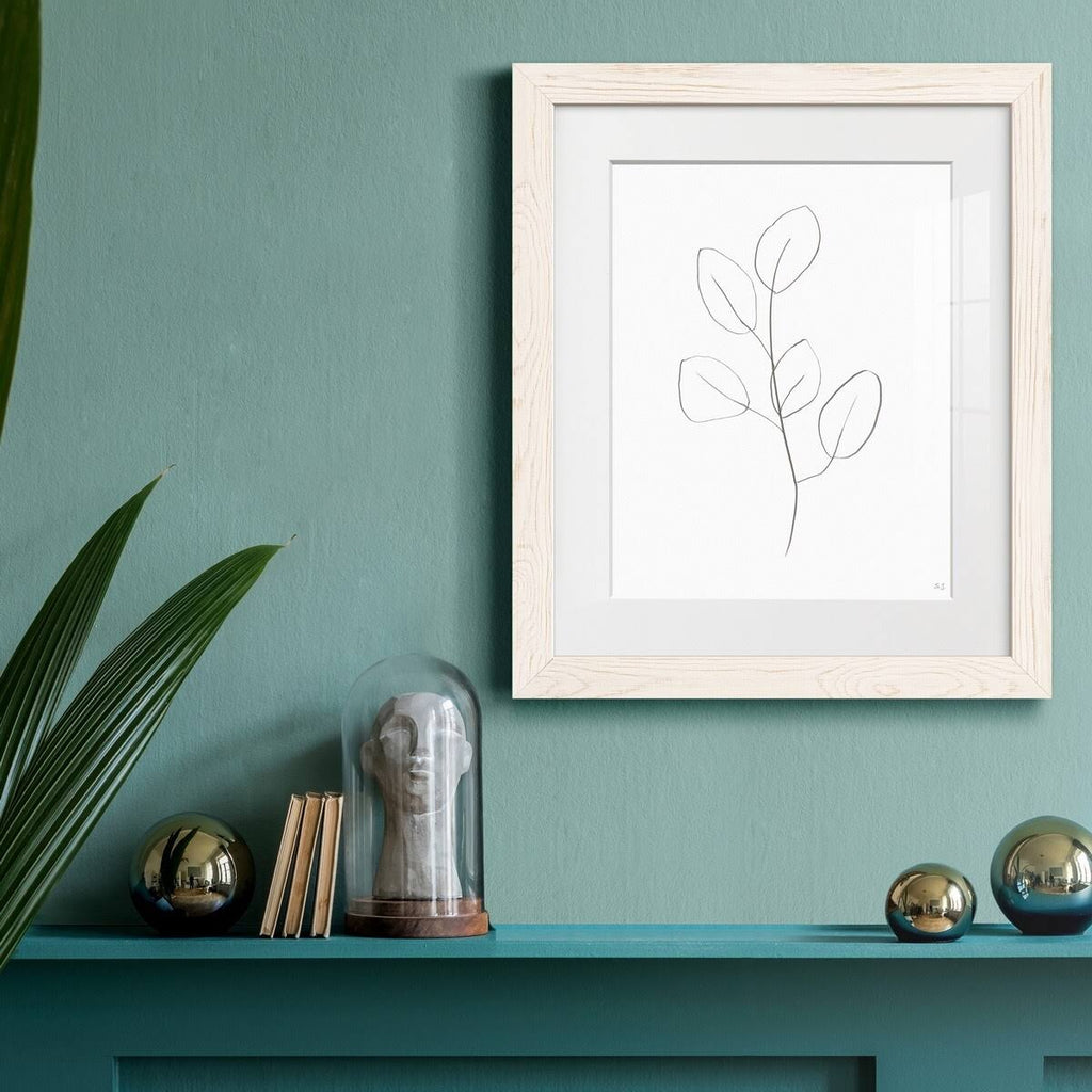 Framed Print 17X20 Black V5706